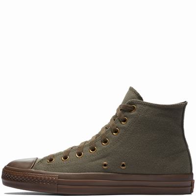 Converse Ctas Pro X Kevin Rodrigues High Tops Mens - Olive Shoes (516SCPBY)